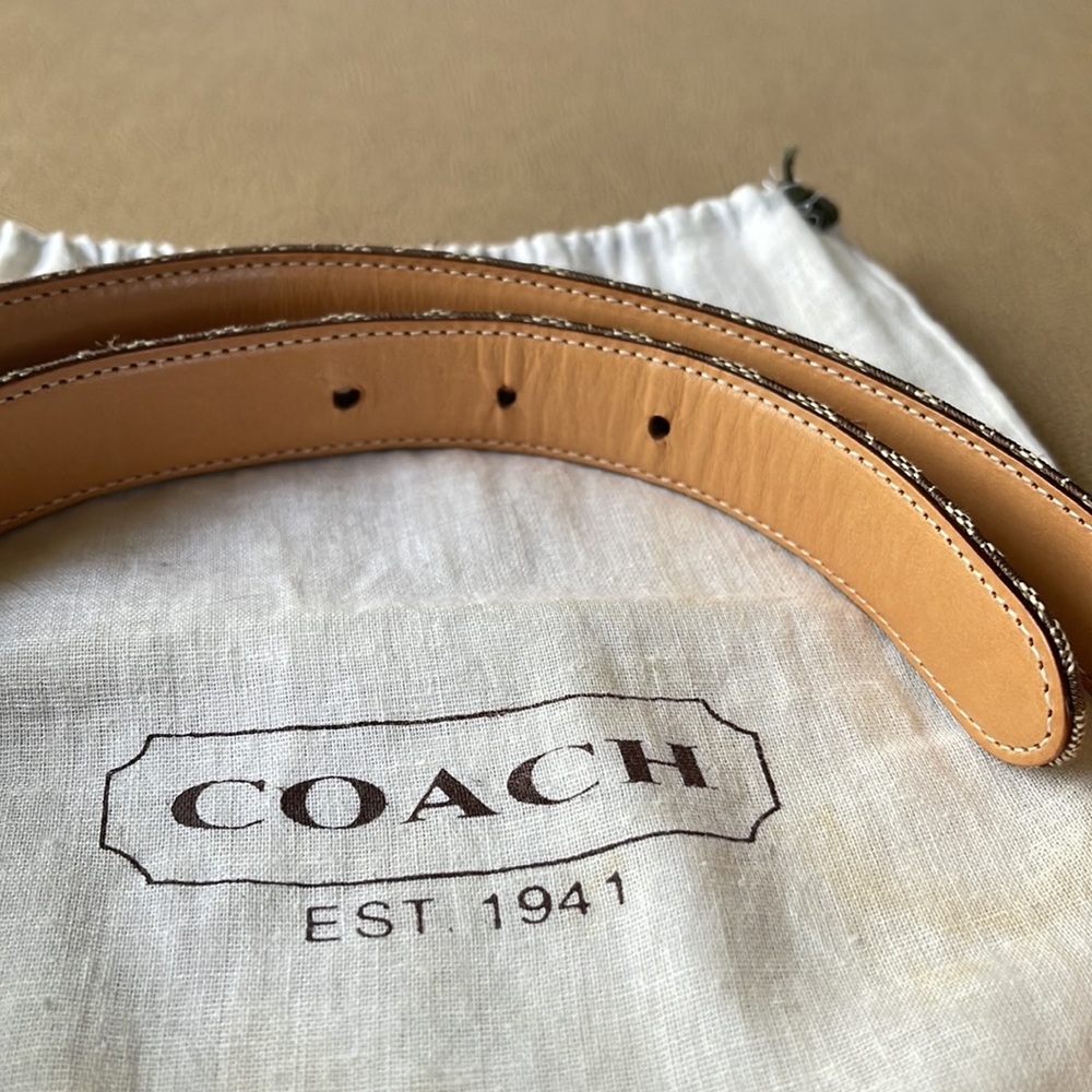 AUTHENTIC COACH Designer logo belt - Picture 6 of 11